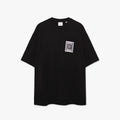 Buraka Som Sistema x Daily Paper: Washed Black Stamp T-shirt