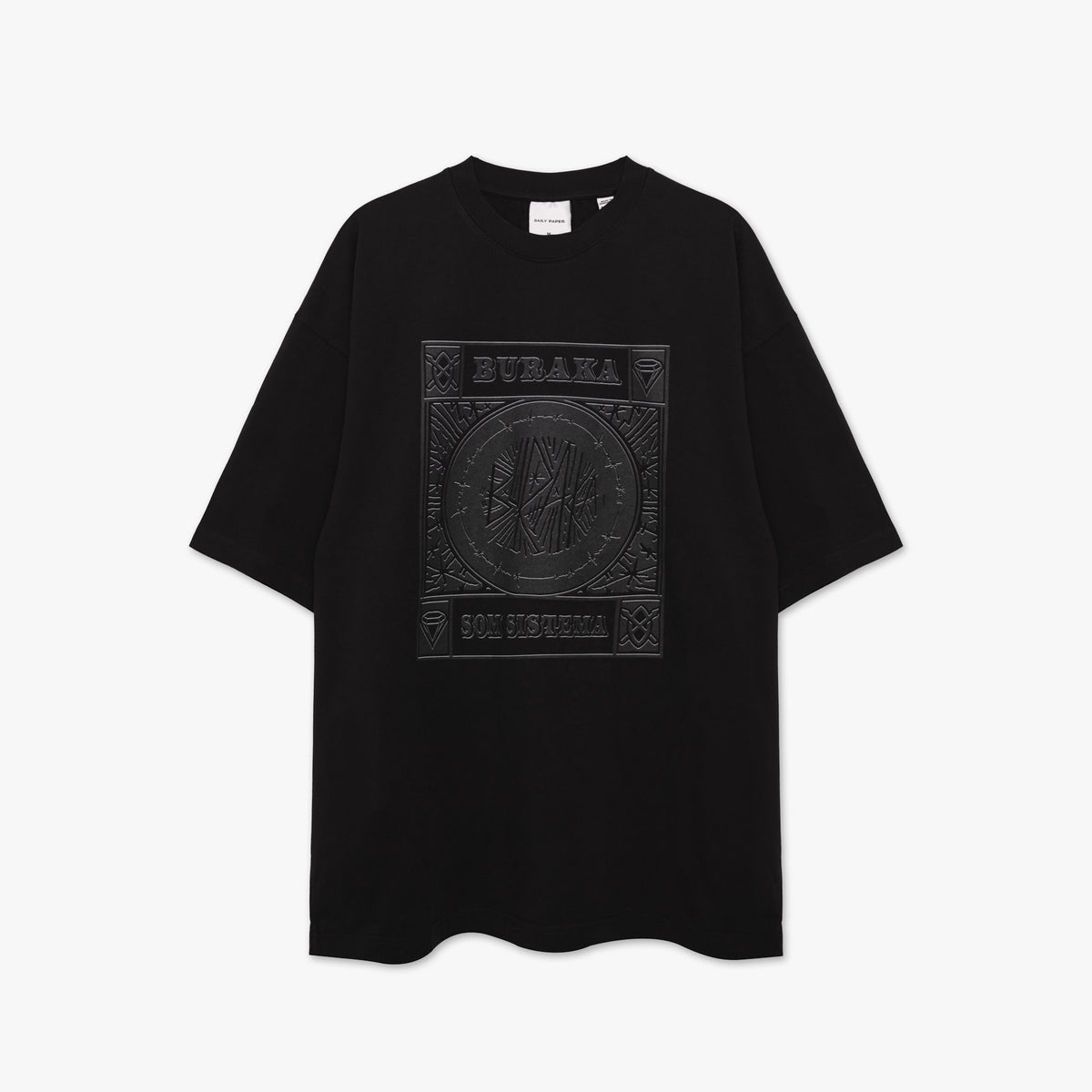 Buraka Som Sistema x Daily Paper: Washed Black T-shirt